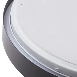 Lindby Gang|Loftlamper > LED-loftlampe Medon, Ø 38 cm, sort, IP44, metal