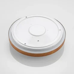Loftlamper|Pendellamper ^ Lindby LED-loftlampe Mynte, Ø42cm, trælook, plast