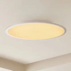 Lindby Arbejdsrum/Kontor|Gang > LED-loftlampe Narima, CCT, Ø 60 cm, sølv