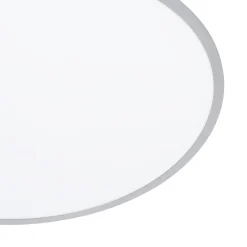 Arbejdsrum/Kontor|Gang ^ Lindby LED-loftlampe Narima, CCT, Ø 80 cm, sølv
