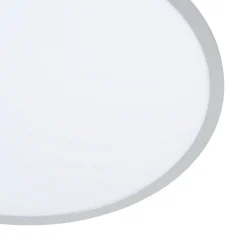 Lindby Arbejdsrum/Kontor|Loftlamper > LED-loftlampe Narima, 4.000 K, Ø 60 cm, sølv