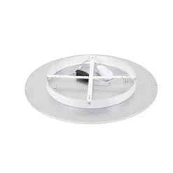 Lindby Arbejdsrum/Kontor|Loftlamper > LED-loftlampe Narima, 4.000 K, Ø 60 cm, sølv