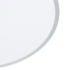 Lindby Arbejdsrum/Kontor|Loftlamper > LED-loftlampe Narima, 4.000 K, Ø 100 cm, sølv