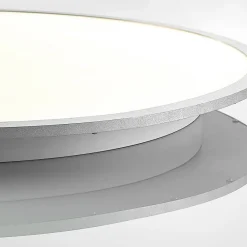 Lindby Arbejdsrum/Kontor|Loftlamper > LED-loftlampe Narima, 4.000 K, Ø 80 cm, sølv