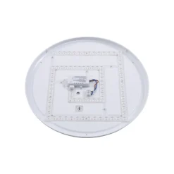 Loftlamper|Loftlamper ^ Lindby LED-loftlampe Orbi, 48 cm, blå/hvid, plast