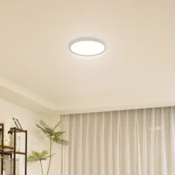 Lindby Loftlamper|Loftlamper > LED-loftlampe Pravin, Ø 30 cm, CCT, hvid