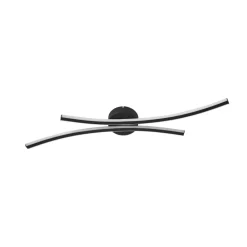Lindby Loftlamper > LED-loftlampe Ravion, 90 cm, sort, 3.000 K