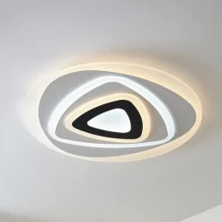 Gang|Loftlamper ^ Lindby LED-loftlampe Rebeka, Ø 70 cm, CCT, fjernbetjening