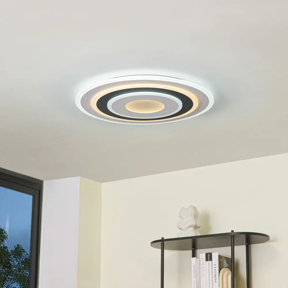 Lindby Gang|Loftlamper > LED-loftlampe Rebeka, rund, Ø 70 cm, CCT, dæmpbar