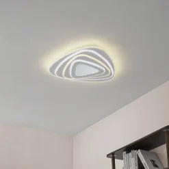 Gang|Loftlamper ^ Lindby LED-loftlampe Rebeka, 48x49cm, CCT, fjernbetjening