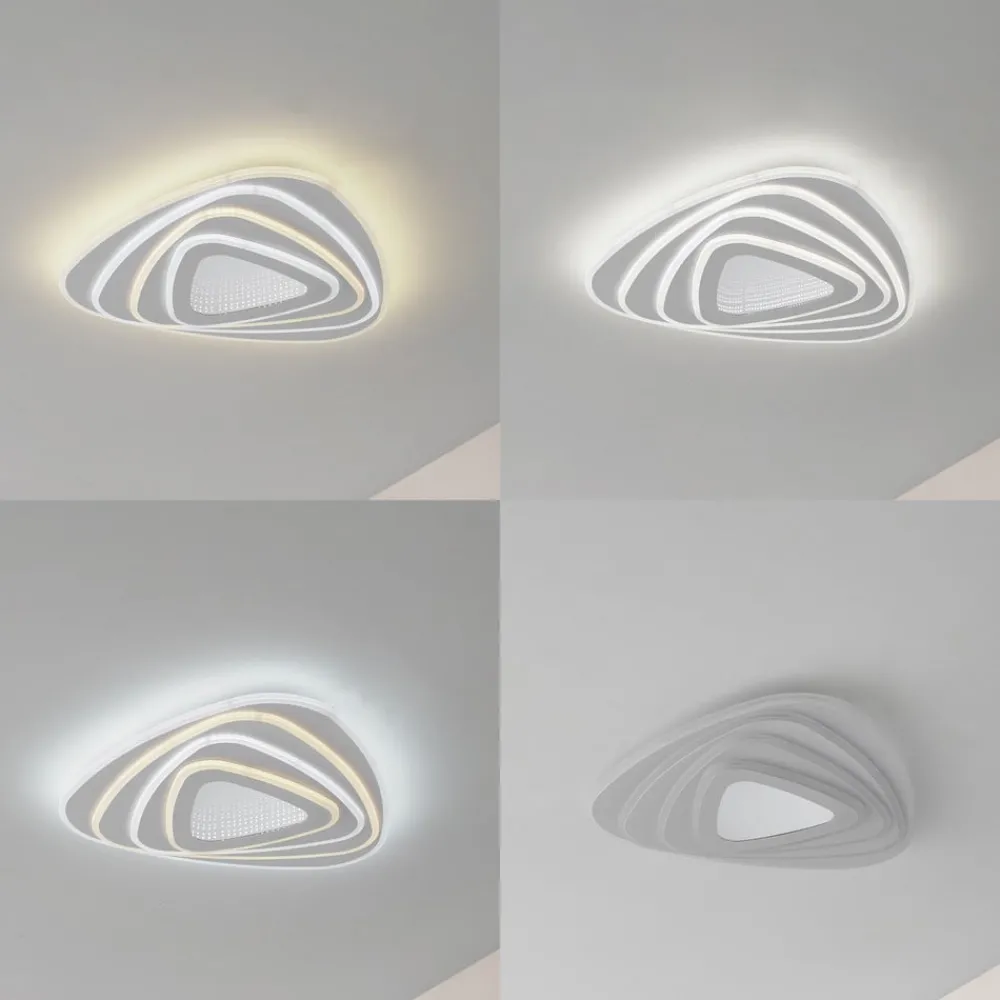 Gang|Loftlamper ^ Lindby LED-loftlampe Rebeka, 48x49cm, CCT, fjernbetjening