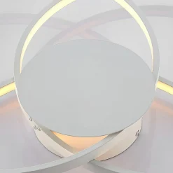 Lindby Gang|Loftlamper > LED-loftlampe Riley, hvid, metal, 80 cm, dæmpbar