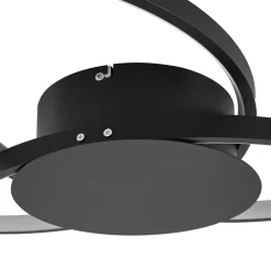 Lindby Loftlamper > LED-loftlampe Riley, sort, 3.000 K, dæmpbar