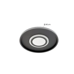 Lindby Loftlamper|Loftlamper > LED-loftlampe Selian, dæmpbar, Infinity Tunnel