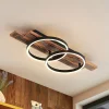 Lindby Gang|Loftlamper > LED-loftlampe Sentoa, træ, 75 cm lang, 3.000 K