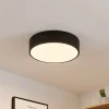 Lindby Loftlamper|Loftlamper > LED-loftlampe Simera, Ø 30 cm, sort, hvid