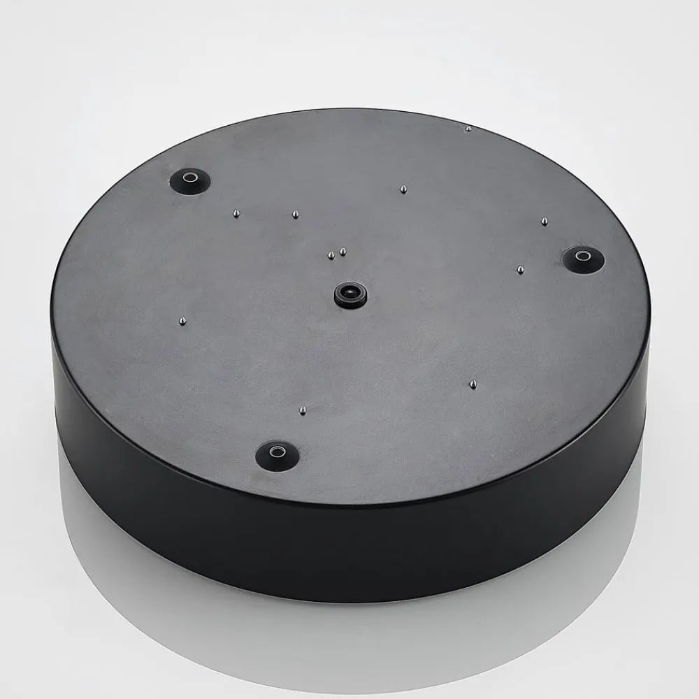 Lindby Loftlamper|Loftlamper > LED-loftlampe Simera, Ø 30 cm, sort, hvid