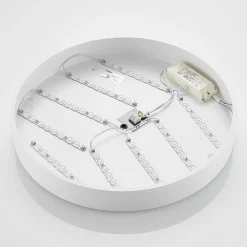 Lindby Loftlamper|Loftlamper > LED-loftlampe Simera, Ø 50 cm, hvid, metal