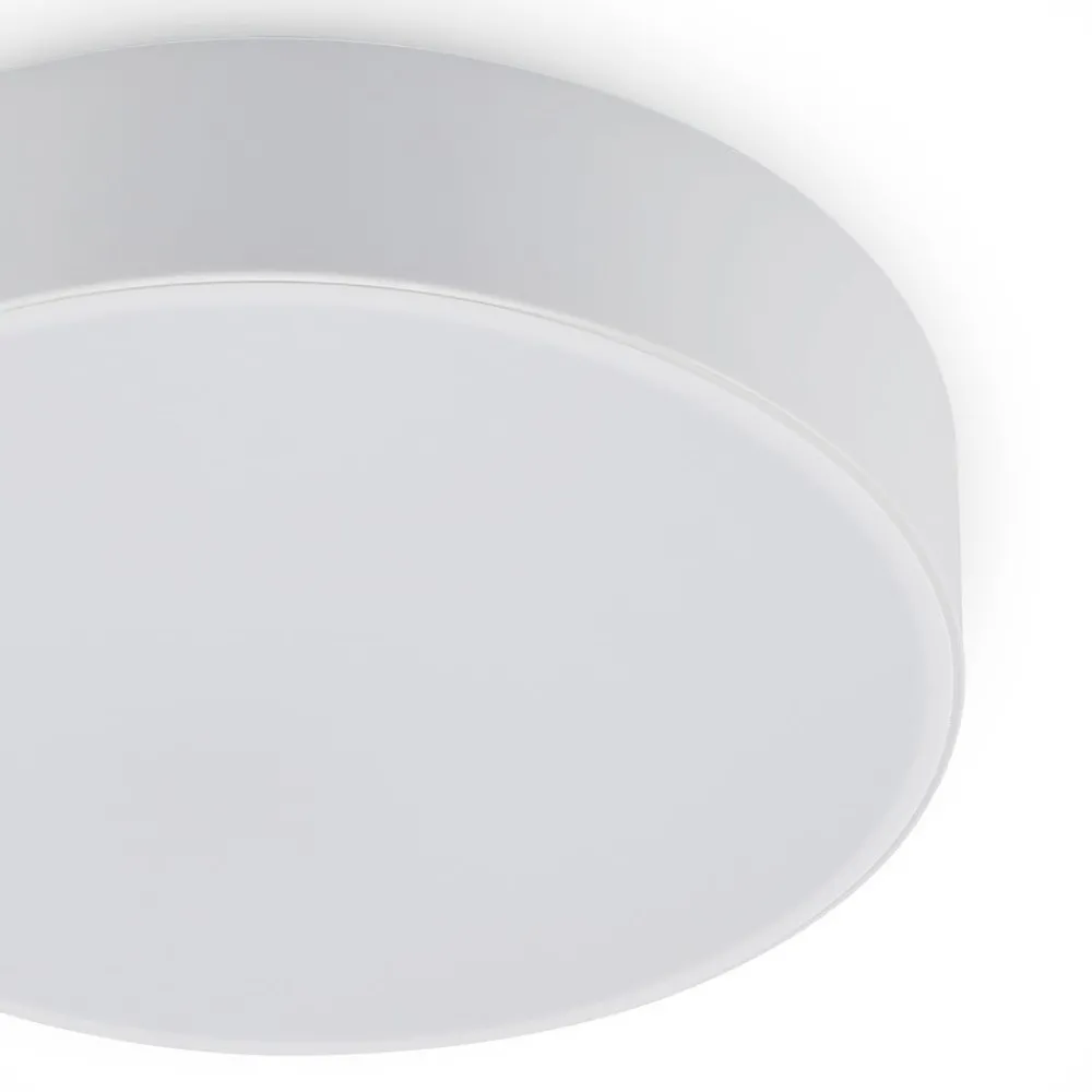 Lindby Loftlamper|Loftlamper > LED-loftlampe Simera, Ø 30 cm, hvid, metal