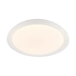Lindby Gang|Loftlamper > LED-loftlampe Sleya Ø 50 cm, hvid, CCT, dæmpbar