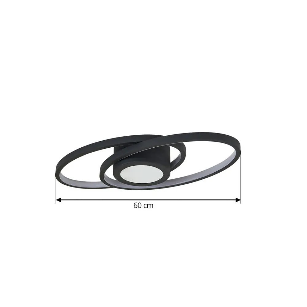Loftlamper|Loftlamper ^ Lindby LED-loftlampe Thalina, 60 cm, dæmpbar, Infinity Tunnel