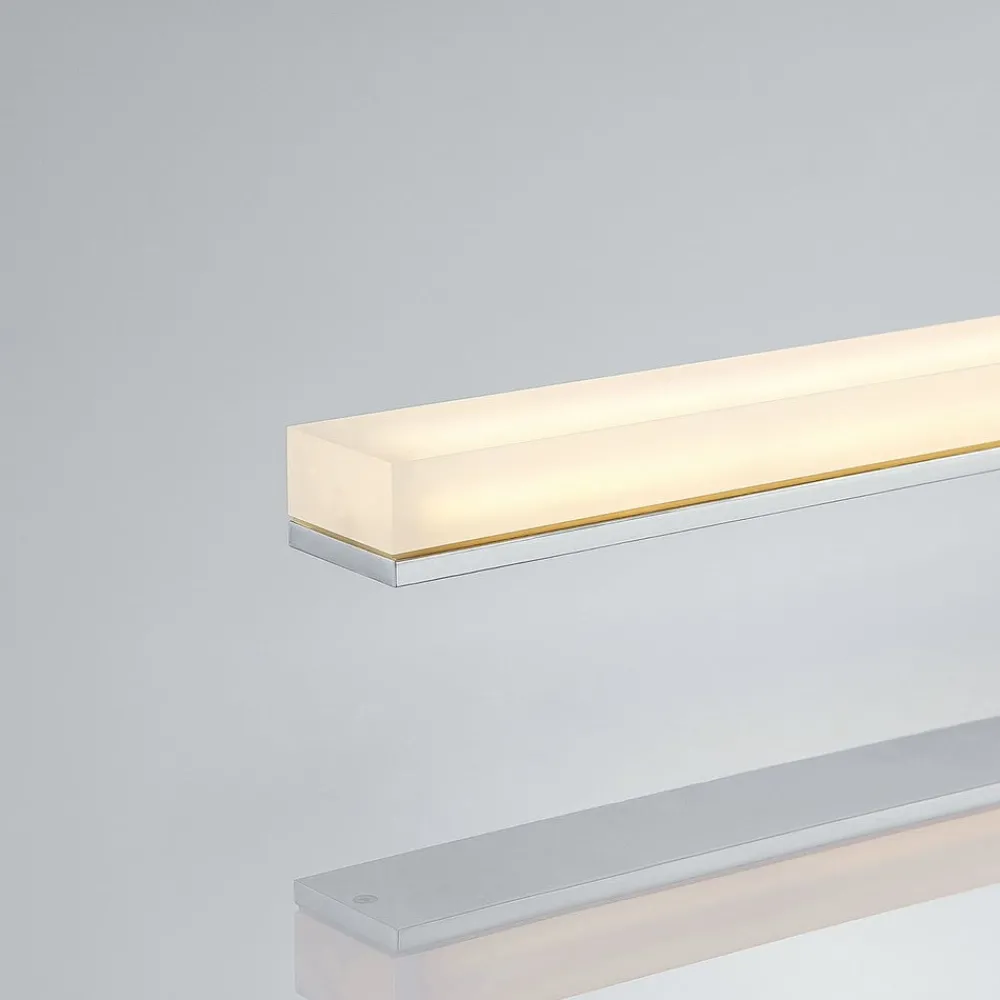 Loftlamper|Loftlamper ^ Lindby LED-loftlampe til badeværelset Levke, 100 cm, dæmpbar, IP44