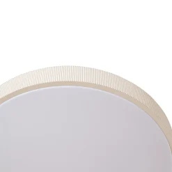 Lindby Arbejdsrum/Kontor|Gang > LED-loftlampe Zylo, beige, Ø 49 cm, CCT, dæmpbar