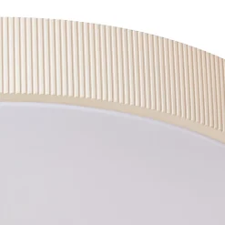 Lindby Arbejdsrum/Kontor|Gang > LED-loftlampe Zylo, beige, Ø 49 cm, CCT, dæmpbar