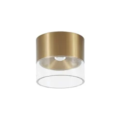 Loftlamper|Loftlamper ^ Lindby LED-loftslampe Dalila, guld, Ø 10 cm, aluminium