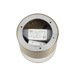Loftlamper|Loftlamper ^ Lindby LED-loftslampe Dalila, guld, Ø 10 cm, aluminium