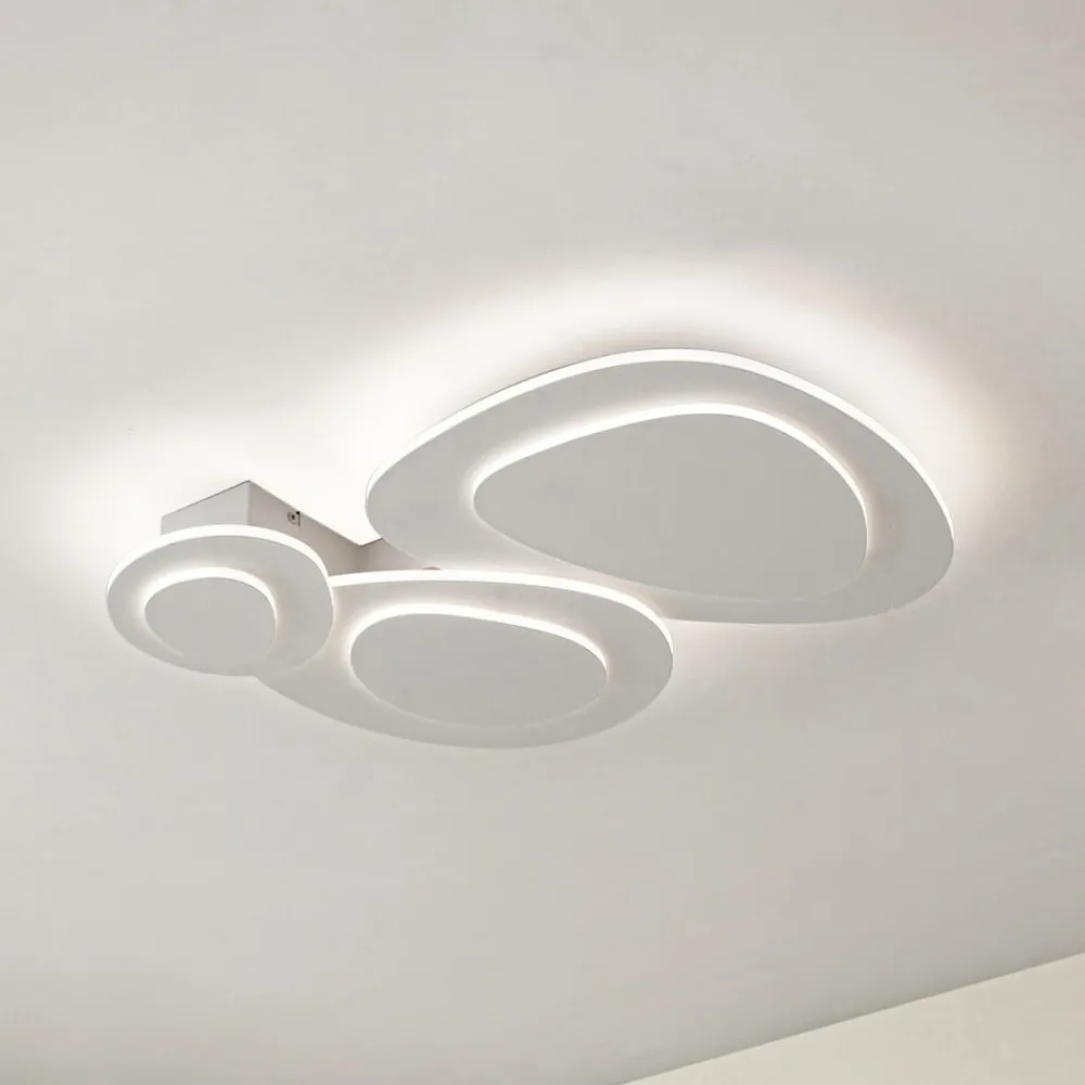 Lindby Gang|Loftlamper > LED-loftslampe Delar, 60 x 60 cm, CCT, dæmpbar
