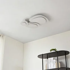 Lindby Gang|Loftlamper > LED-loftslampe Delar, 60 x 60 cm, CCT, dæmpbar