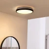 Lindby Loftlamper|Loftlamper > LED-loftslampe Medon Ø 29 cm sort plast IP44