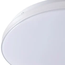 Loftlamper|Loftlamper ^ Lindby LED-loftslampe Silvryn krom/hvid plast 3000K
