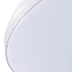 Loftlamper|Loftlamper ^ Lindby LED-loftslampe Silvryn krom/hvid plast 3000K