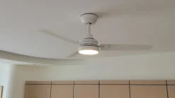 Lindby Loftventilatorer > LED-loftventilator Aerallo, hvid, CCT, støjsvag