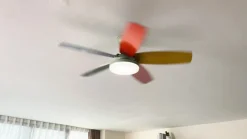 Lindby Loftventilatorer > LED-loftventilator Jonte, træ, DC, støjsvag, Ø 106 cm
