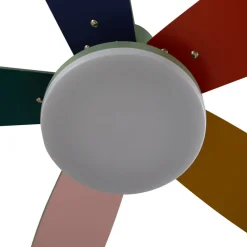 Lindby Loftventilatorer > LED-loftventilator Jonte, træ, DC, støjsvag, Ø 106 cm