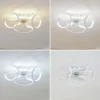 Lindby Loftventilatorer > LED-loftventilator Lomata, hvid, støjsvag, Ø 23 cm