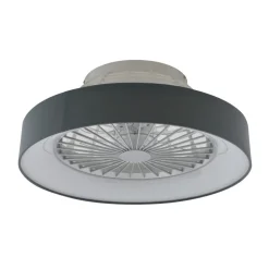 Lindby Loftventilatorer > LED-loftventilator Mace, grå, støjsvag, CCT