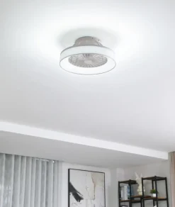 Lindby Loftventilatorer > LED-loftventilator Mace, hvid, støjsvag, CCT