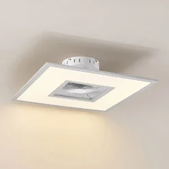 Lindby Loftventilatorer > LED-loftventilator Romea, kantet, DC, støjsvag, 60 cm