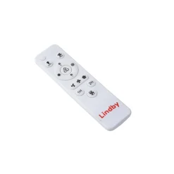 Lindby Loftventilatorer > LED-loftventilator Teleo, messing, DC, støjsvag, Tuya