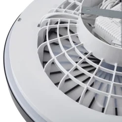 Loftventilatorer ^ Lindby LED-loftventilator Teleo, Ø48 cm, sort, DC, Tuya
