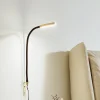 Væglamper|Væglamper ^ Lindby LED-læselampe Flexola, guld, rund, metal, stik