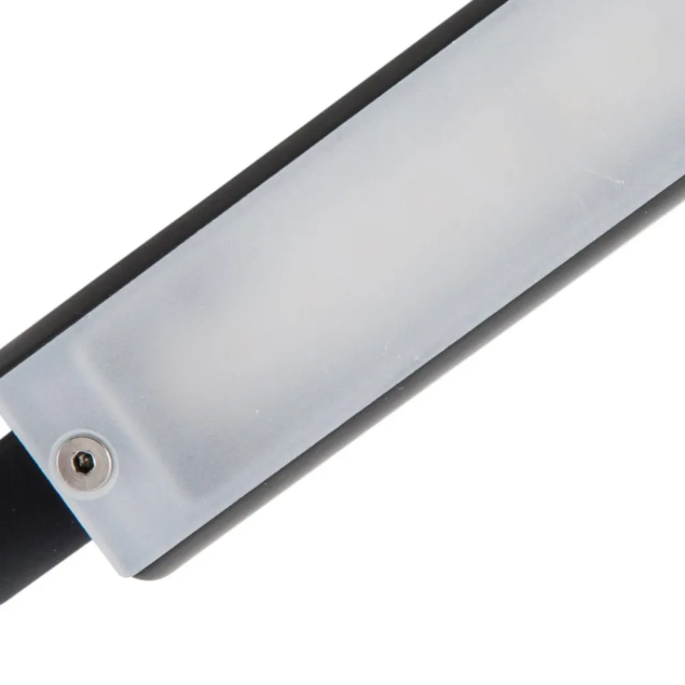 Lindby Væglamper|Væglamper > LED-læselampe Flexola, sort, kantet, stik