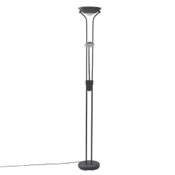 Gulvlamper|Gulvlamper ^ Lindby LED-læselampe Josefin, sort, læselampe, dæmpbar