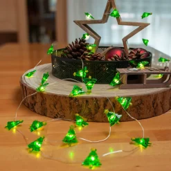 Lindby Dekorationsbelysning|Julepynt > LED lyskæde Motje, juletræer, 320 cm, IP20