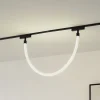 Skinnesystem ^ Lindby LED-lysslange Lumaro, længde 100 cm, tekstil, 48V