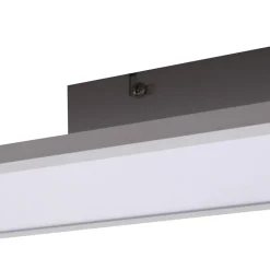 Lindby Gang|Loftlamper > LED-panel Enhife, hvid, 80 x 20 cm, metal, 4.000 K